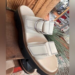 Sorel Rein Slide Sandak Chalk